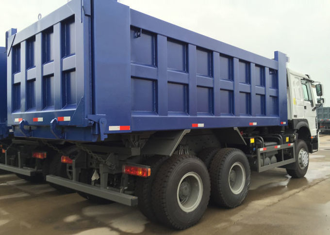 Tipper LHD 6X4 SINOTRUK HOWO απορρίψεων μπροστινή ανύψωση μηχανών HYVA φορτηγών ευρο- 2 336HP