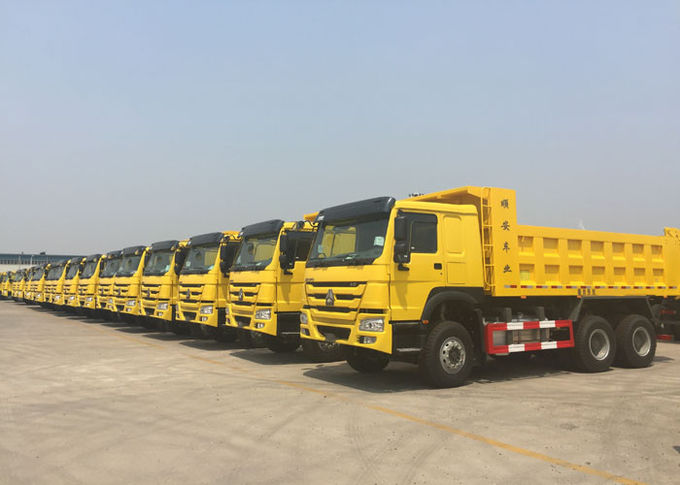 Tipper Sino φορτηγά 6X4 10-25 CBM Howo απορρίψεων για τη μεταφορά δομικού υλικού