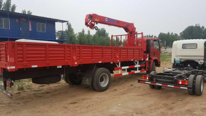 Το τοπ φορτηγό Sinotruk HOWO 6X4 10t εμπορικών σημάτων της Κίνας τοποθέτησε την τηλεσκοπική τιμή γερανών βραχιόνων γερανών 10ton