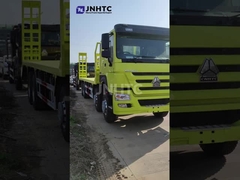 Sinotruk Howo 40 Ft 30 Ton Flatbed φορτηγό με κλειδαριά εμπορευματοκιβωτίου
