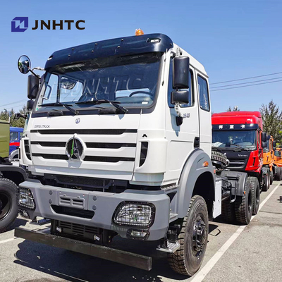 Καλύτερο φορτηγό τρακτέρ Beiben Euro3 EGR 380hp 6x6 Prime Mover και ρυμουλκούμενο με μακρά διάρκεια ζωής