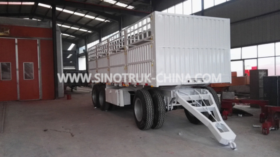 8 ρόδες 2 χρώμα ρυμουλκών Dropside αξόνων προαιρετικό με το πλαίσιο τριγώνων και την πλευρά κουρτινών