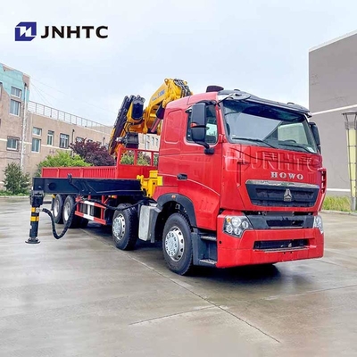 Κίνα Howo 6x4 380hp Σκουπίδια γερανό με φορτηγό φορτίου 14/ 16 τόνων τηλεσκοπικό βουμ τοποθετημένο γερανό Καλή τιμή