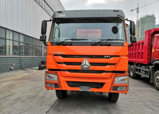 SINOTRUK 371 βαρέων καθηκόντων φορτηγό απορρίψεων φορτηγών απορρίψεων HP 8×4 50 τόνοι που φορτώνουν 28CBM