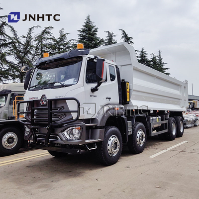 SINOTRUCK HOHAN N7 380hp 8x4 Diesel Χειροκίνητο Κιβώτιο Ταχυτήτων Euro 2 Ανατρεπόμενο Φορτηγό
