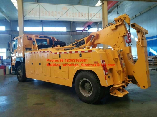 Ρόδες φορτηγών 4x2 6 Sinotruk Howo7 Euro2 10-15T Wrecker με τη δύναμη 336hp