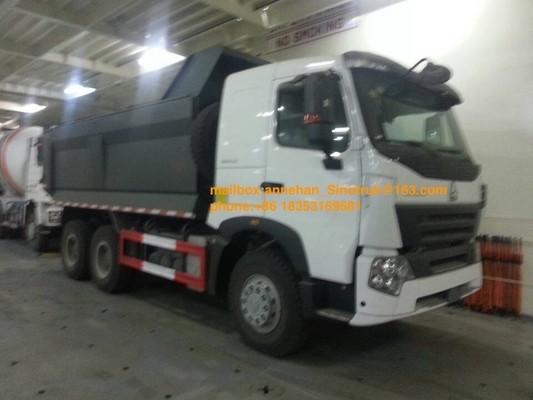 Tipper άμμου τύπων 20m3 του U Sinotruk 6x4 A7 φορτίο Capaicty Lhd φορτηγών 40-50t 10 ρόδες