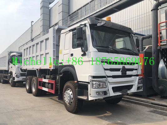 Βαρέων καθηκόντων φορτηγό απορρίψεων WD615.69 336hp για τα εργοτάξια οικοδομής