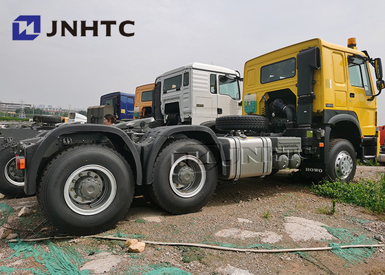 Tipper 371HP Sinotruk HOWO 6X4 κίτρινοι 25 τόνοι φορτηγών
