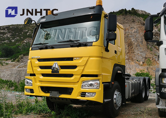 Tipper 371HP Sinotruk HOWO 6X4 κίτρινοι 25 τόνοι φορτηγών