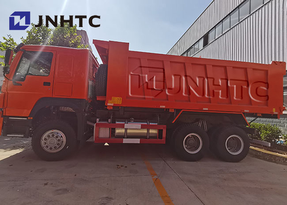 Από το δρόμο 20 Cbm πορτοκαλί Sinotruck φορτηγό απορρίψεων HOWO 6x4