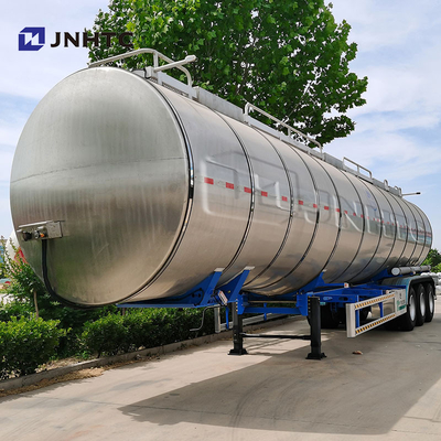 3 Άξονες Ακατέργαστη Βενζίνη Νερού Oil Tank Semi Trailer 45000L 50000Liters