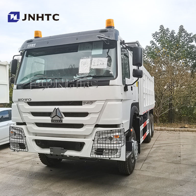 Βαρύ φορτίο Howo Tipper Truck 6X4 340HP Ντάμπερ 10 τροχούς Αριστερή κίνηση