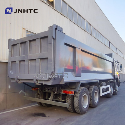 12 τροχοφόρο φορτηγό Howo 31 τόνων 8x4 380HP Αριστερό κινητήρα φορτηγό