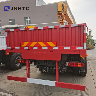 Howo 6x4 Straight Arm Crane Truck 10 τροχών 340hp φορτίο με γερανό