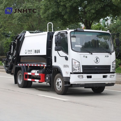 Shacman X9 Συμπυκνωτής σκουπιδιών Φορτηγό 4X2 160hp 12CBM Φορτηγό σκουπιδιών προς πώληση