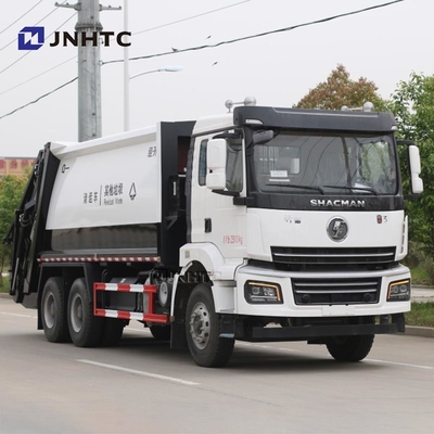 Τρόφο συμπιεστή σκουπιδιών Shacman E3 6X4 15 τόνων New Power 10 Wheel Hot Sell