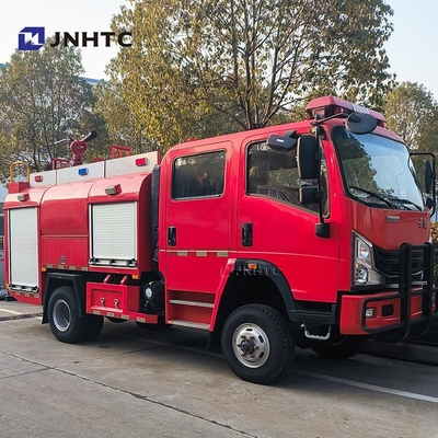 ΝΕΟ ΧΟΥΟ Πυροσβεστικό φορτηγό 5000L Υδροφουσκωτήρα 4X4 Πυροσβεστικό φορτηγό Καλή τιμή