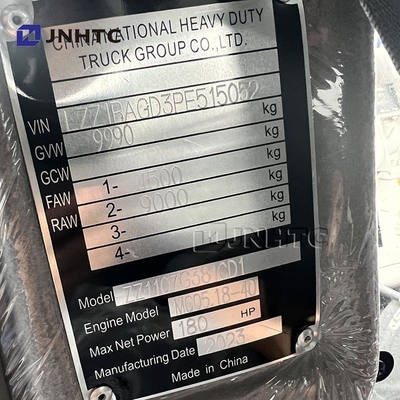 Νέο HOWO Μίνι Μικροσυσκευαστή Με Λευκό Χρώμα 4X2 4cbm 6 τροχών Υψηλής Ποιότητας