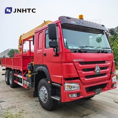 HOWO Τρακ 6X4 10 τροχών 340hp 10 τόνων φορτηγό με γερανό