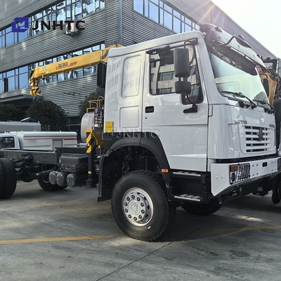 Καλύτερο φορτηγό ντίζελ HOWO 4x4 6 τροχών με γερανό υψηλής ποιότητας