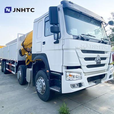 Sinotruk Howo γερανό φορτηγό 8X4 10 τόνων φορτίο με αναδιπλούμενο γερανό 16 τροχών 400hp προς πώληση