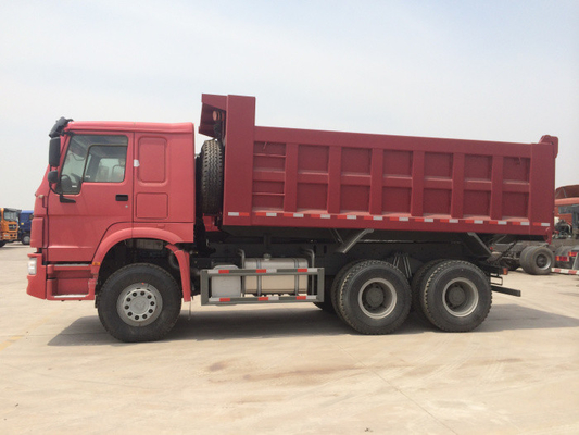 6x4 16m3 10 βαρέων καθηκόντων Tipper ροδών LHD φορτηγά με το εμπορικό σήμα τριγώνων κουράζουν Tr668 Tr691