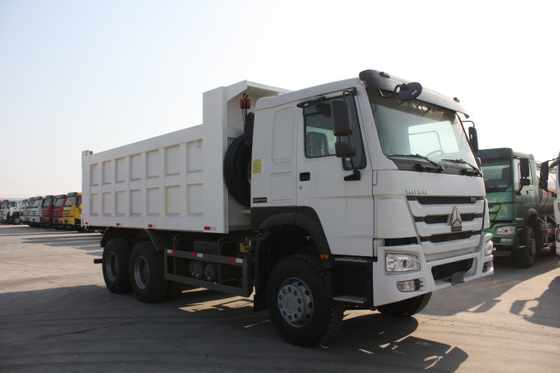 Sinotruk Howo7 μέσο άσπρο χρώμα φορτηγών απορρίψεων ανύψωσης βαρέων καθηκόντων 6x4 20m3 371hp