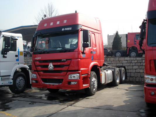 Άσπρη καμπίνα 371hp HW79 πρωταρχική - ρόδες ρυμουλκών 6x4 Sinotruk Howo7 10 μετακινούμενων
