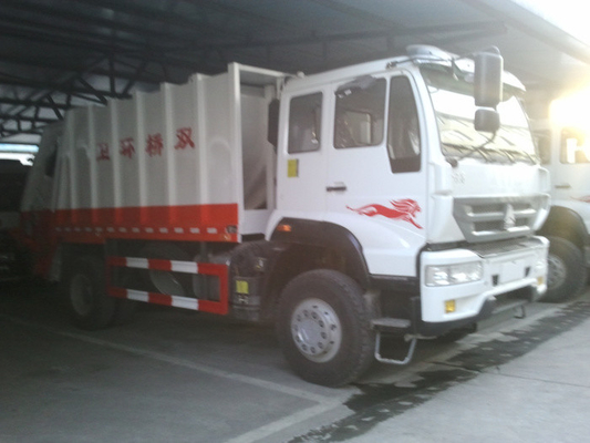 Φορτηγό συμπιεστών απορριμάτων Swz 4x2 Sinotruk/οπίσθιο πρότυπο φορτηγών απορριμάτων φορτίων QDZ5120ZYSZJ