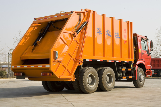 12cbm επιλογή ZZ1257M4647A φορτηγών WD615.47 EURII RHD συμπιεστών απορριμάτων