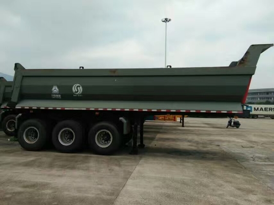 70T Tipper υψηλής ταχύτητας ημι φορτηγό ρυμουλκών για τη μεταλλεία και την κατασκευή 25-45 CBM