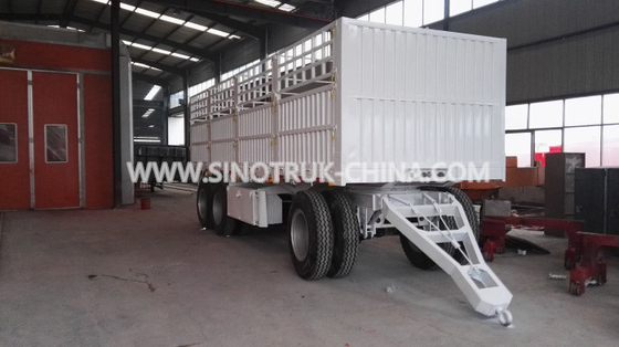8 ρόδες 2 χρώμα ρυμουλκών Dropside αξόνων προαιρετικό με το πλαίσιο τριγώνων και την πλευρά κουρτινών
