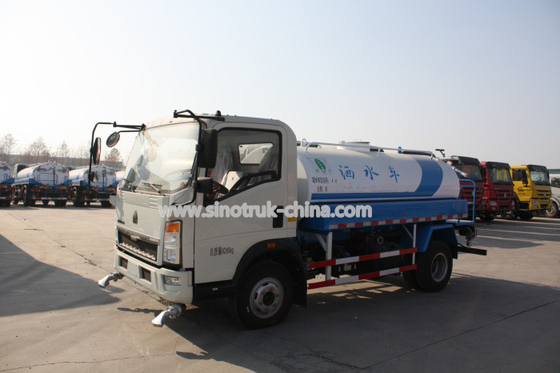 Βάση 3360mm ροδών 4X2 ελαφριά δεξαμενή φορτηγών 10CBM καθήκοντος εμπορική για τον ψεκαστήρα νερού