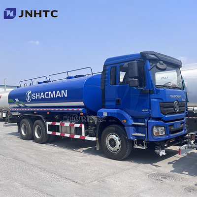 Υποστήριξη Προσαρμογής Blue Shacman H3000 20m3 Σπρίνσελερ νερού Φορτηγό Τανκέρ νερού για συντήρηση δρόμων