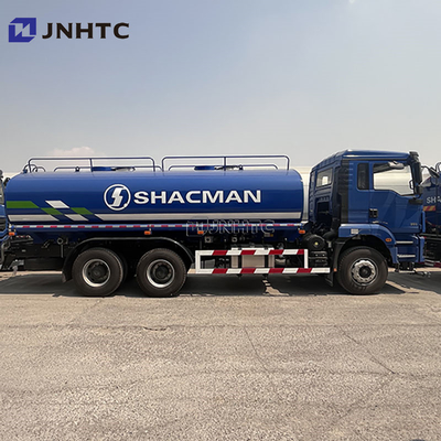 Υποστήριξη Προσαρμογής Blue Shacman H3000 20m3 Σπρίνσελερ νερού Φορτηγό Τανκέρ νερού για συντήρηση δρόμων