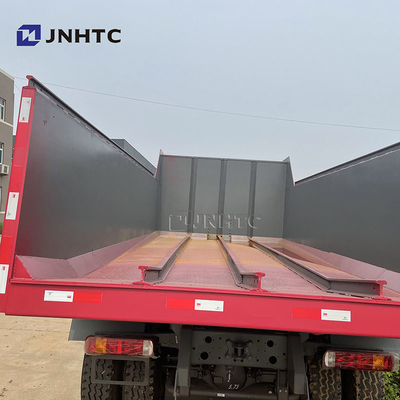 Sinotruk Howo 336 6x4 Τροχό απορριμμάτων Κόκκινο χρώμα Κίνα Howo Τροχόφορο φορτηγό Καλή κατάσταση Τροχόφορο φορτηγό