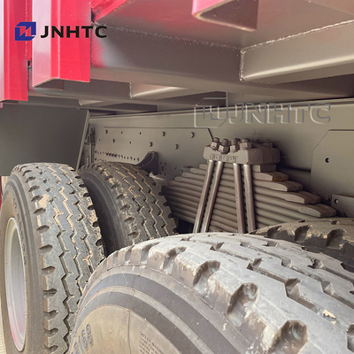 Sinotruk Howo 336 6x4 Τροχό απορριμμάτων Κόκκινο χρώμα Κίνα Howo Τροχόφορο φορτηγό Καλή κατάσταση Τροχόφορο φορτηγό