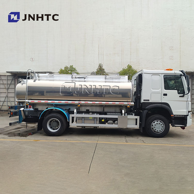 Sinotruk Howo Καυσίμων Τάνκερ 6 τροχών Αλουμινίου 10000 λίτρα με διανεμητήρα πετρελαίου Τάνκερ
