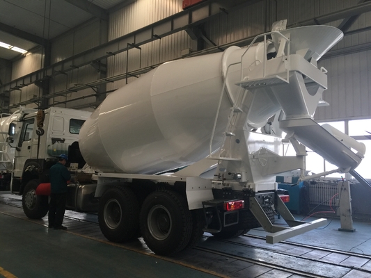 Φορτηγό 10 αναμικτών τσιμέντου HOWO ευρο- 2 10m3 400L δεξαμενή καυσίμων ροδών