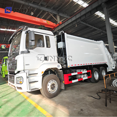 Shacman H3000 25 τόνους Οχήμα συλλογής σκουπιδιών 23 m3 Τελευταίο φορτίο Συμπυκνωτήρα Φορτηγό σκουπιδιών Συμπυκνωμένα φορτηγά