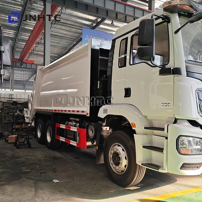 Shacman H3000 25 τόνους Οχήμα συλλογής σκουπιδιών 23 m3 Τελευταίο φορτίο Συμπυκνωτήρα Φορτηγό σκουπιδιών Συμπυκνωμένα φορτηγά