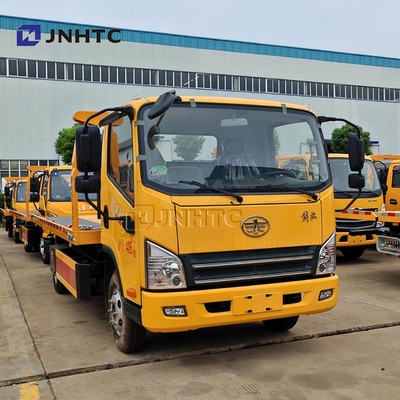 FAW Flatbed Wrecker 4*2 3tons 5 Ton 160HP Road Recovery Wrecker Truck Καλή τιμή