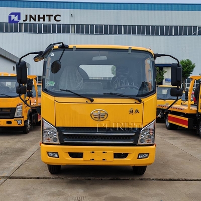 FAW Flatbed Wrecker 4*2 3tons 5 Ton 160HP Road Recovery Wrecker Truck Καλή τιμή