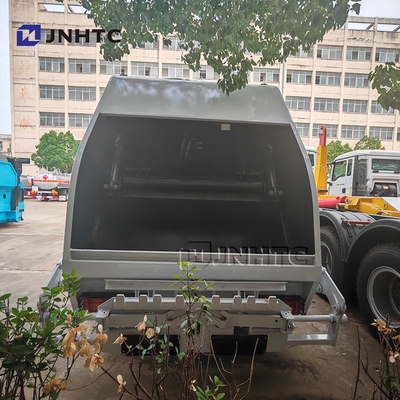 HOWO Σκουπιβατοφόρος Συμπυκνωτής 4x2 Euro 2 Απορριμμάτων Απορριμμάτων Πίσω φορτιστή Σκουπιβατοφόρος Πράσινο πετρέλαιο Νέο μοντέλο