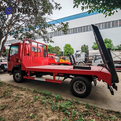 Ζεστή πώληση HOWO Wrecker Truck 4x2 3-5 τόνων Flatbed Light Duty Wrecker Tow Truck