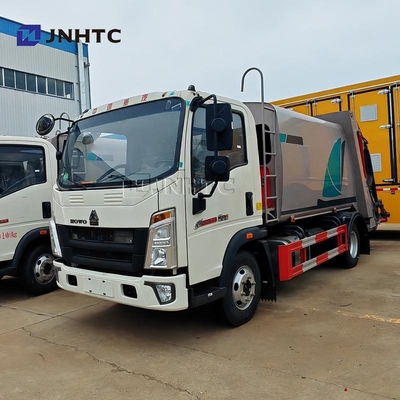 HOWO Τελαχιστοφόρος σκουπιδιών 4X2 5CBM 105CBM Τελαχιστοφόρος σκουπιδιών