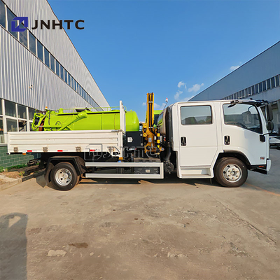 Νέο φορτηγό ISUZU Dump με ανελκυστήρα γερανού 4X2 160 hp Euro 3 φορτηγό-φορτηγό-γερανό 2 τόνων φορτηγό με γερανό