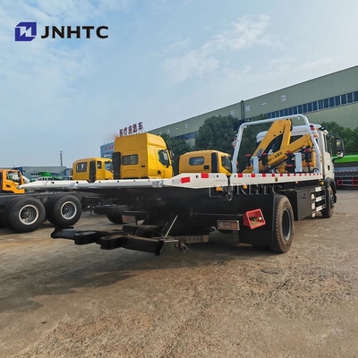 HOWO TX Κρέας 320HP 4X2 15TON φορτίο τοποθετημένο Wrecker φορτηγό με υδραυλικό ευθεία βουμ γερανό φορτηγό