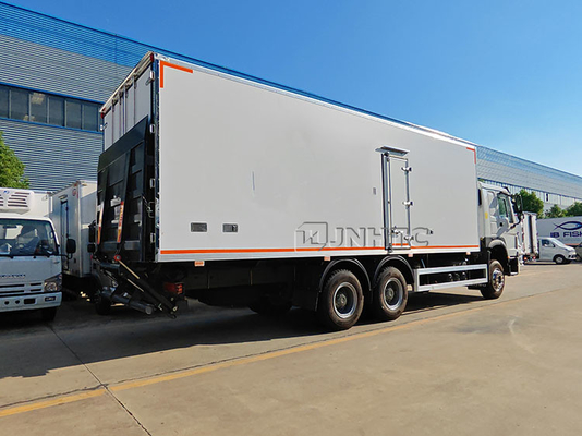 Νέο Sinotruk 20 τόνων ψυγείο φορτηγό με υδραυλική πίσω πλάκα θαλασσινά φρούτα και λαχανικά Φρέσκο φορτηγό